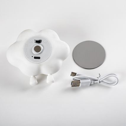 Rabalux - hämardatav, laetav ja puutetundlik laste LED-öölamp LED/2,7W/5V 200 mAh pilv