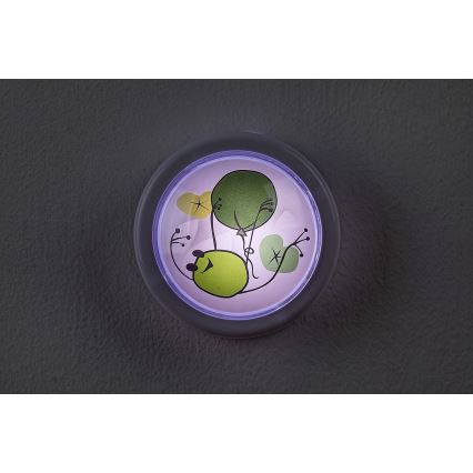 Rabalux - LED Öölamp lastele LED/0,3W/2xAA 6000K