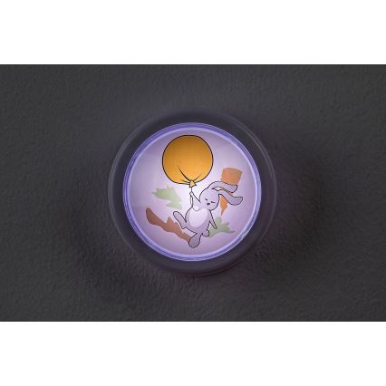 Rabalux - LED Öölamp lastele LED/0,3W/2xAA 6000K