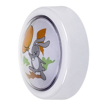 Rabalux - LED Öölamp lastele LED/0,3W/2xAA 6000K