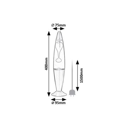 Rabalux - LED Laavalamp LED/25W/230V