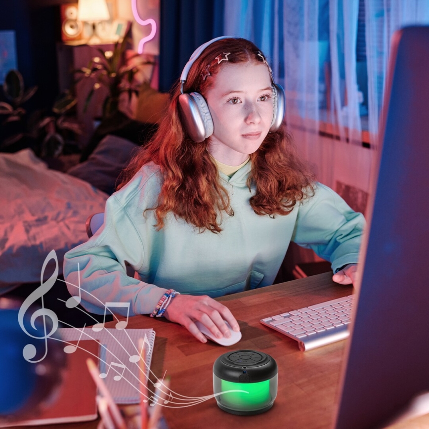 Rabalux - RGB Laualamp kõlariga RGB/3W/3,7V 500mAh