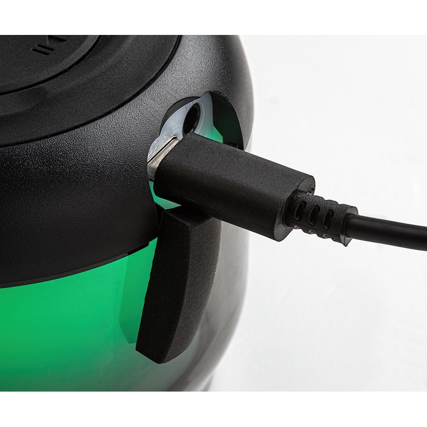 Rabalux - RGB Laualamp kõlariga RGB/3W/3,7V 500mAh