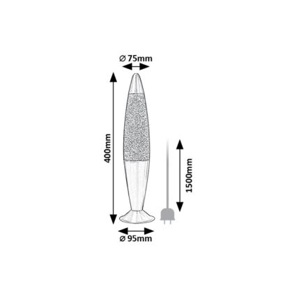 Rabalux - LED Laavalamp LED/25W/230V