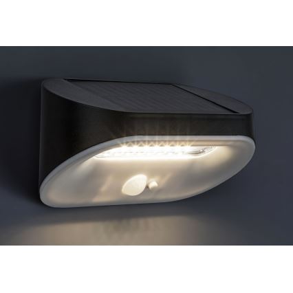 Rabalux - LED Päikesepaneeliga valgusti anduriga LED/3,2W/3,7V IP44