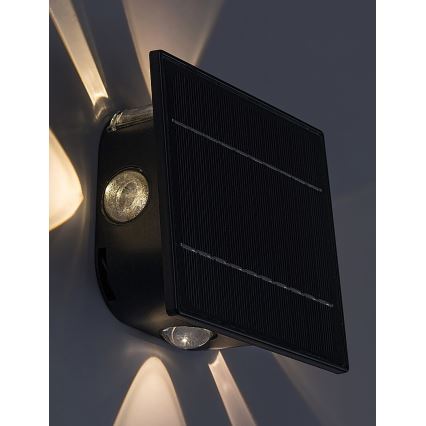 Rabalux - LED Hämardatav päikesepaneeliga Seinavalgusti LED/0,5W/3,7V 3000K/6000K IP54