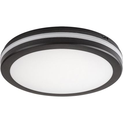 Rabalux - LED-vannitoa laelamp LED/28W/230V 3000/4000/6500K IP54 must, läbimõõt 30 cm