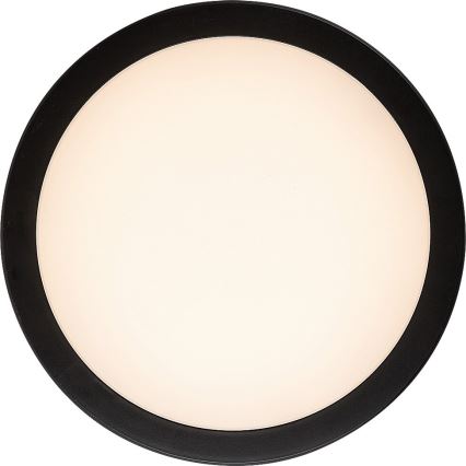 Rabalux - LED-vannitoa laelamp LED/28W/230V 3000/4000/6500K IP54 must, läbimõõt 30 cm