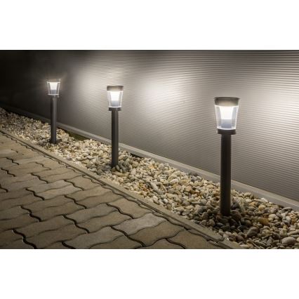 Rabalux - LED päikeseenergia lamp LED/3W/3,7V IP65 antratsiit 2000 mAh
