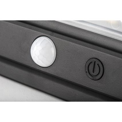 Rabalux - LED päikeseenergia seinavalgusti anduriga LED/7W/3,7V IP54 must 3000 mAh