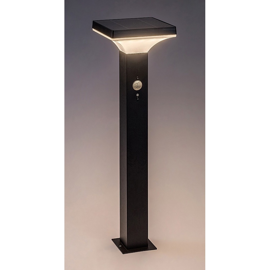 Rabalux - LED Päikesepaneeliga valgusti anduriga LED/4W/3,7V IP44 must