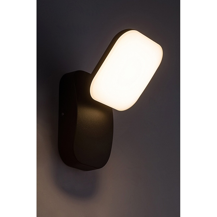 Rabalux - LED Paindlik välivalgusti seinale LED/12W/230V IP44 must