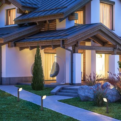 Rabalux - LED Paindlik välivalgusti seinale LED/12W/230V IP44 50 cm must