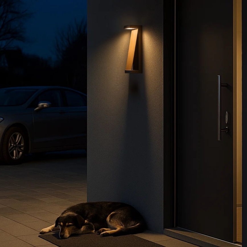 Rabalux - LED välisseinavalgusti LED/13W/230V IP65 pruun