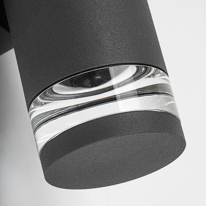 Rabalux - Välisseinavalgusti 2xGU10/10W/230V IP54 antratsiit