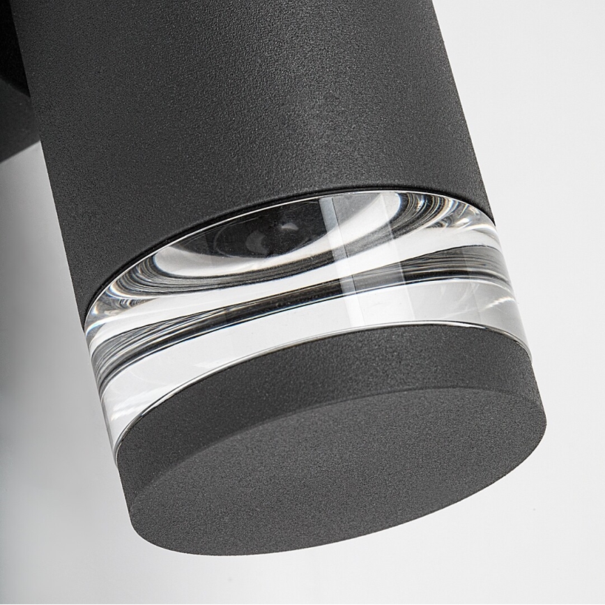 Rabalux - Välisseinavalgusti 2xGU10/10W/230V IP54 antratsiit