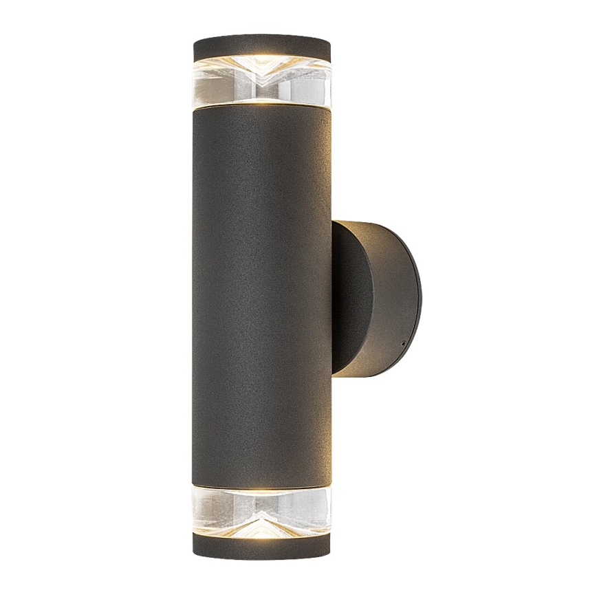 Rabalux - Välisseinavalgusti 2xGU10/10W/230V IP54 antratsiit