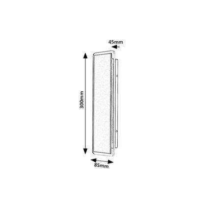 Rabalux - LED välisseinavalgusti LED/18W/230V IP54 must