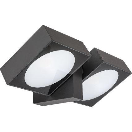 Rabalux - LED Paindlik välivalgusti seinale 2xLED/7W/230V IP54 antratsiit