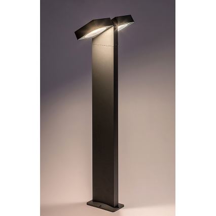 Rabalux - LED Paindlik välivalgusti 2xLED/7W/230V IP54 antratsiit