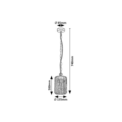 Rabalux - Välilühter 1xE27/40W/230V IP44