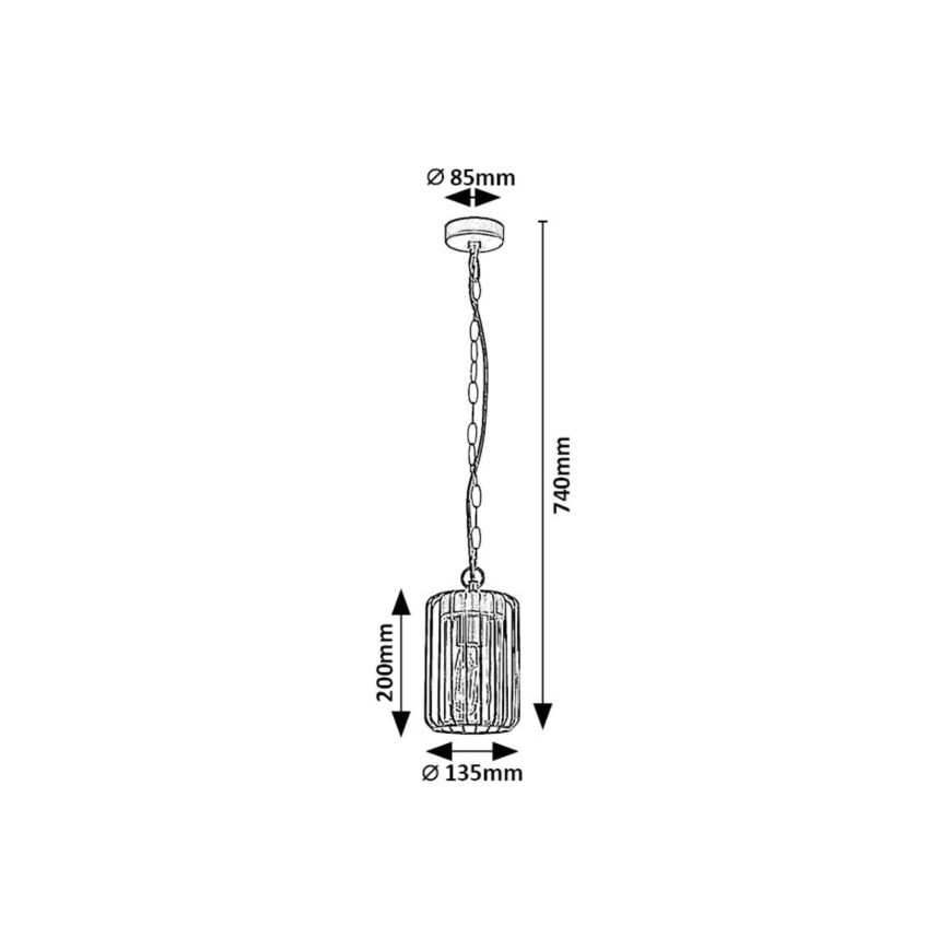 Rabalux - Välilühter 1xE27/40W/230V IP44