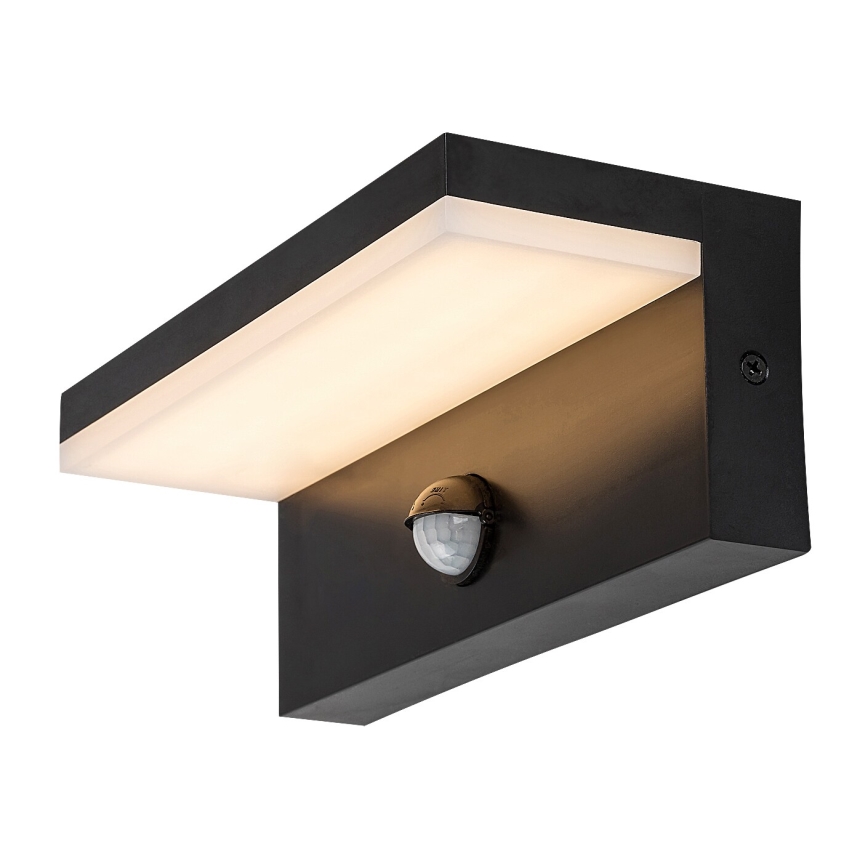 Rabalux - LED Väli seinavalgusti koos anduriga LED/9W/230V 2700/4000/6500K IP54 must