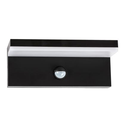 Rabalux - LED Väli seinavalgusti koos anduriga LED/9W/230V 2700/4000/6500K IP54 must