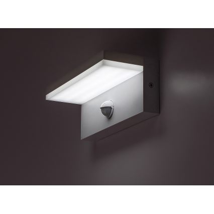 Rabalux - LED Väli seinavalgusti koos anduriga LED/9W/230V 2700/4000/6500K IP54 valge