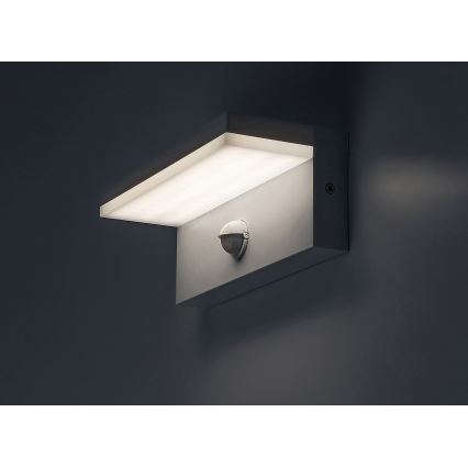 Rabalux - LED Väli seinavalgusti koos anduriga LED/9W/230V 2700/4000/6500K IP54 valge