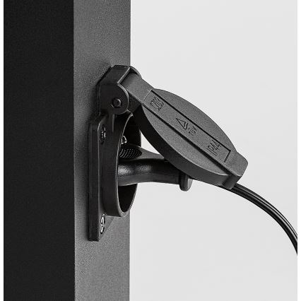 Rabalux - Välivalgusti koos pistikupesaga 1xE27/12W/230V IP44