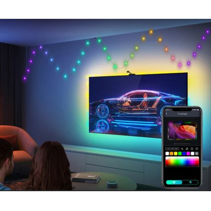 Rabalux - RGB LED Riba LED/3,2W/5V 10m IP44 Wi-Fi + kaugjuhtimispult