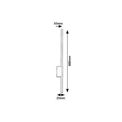 Rabalux - LED Väli seinavalgusti LED/12W/230V IP44