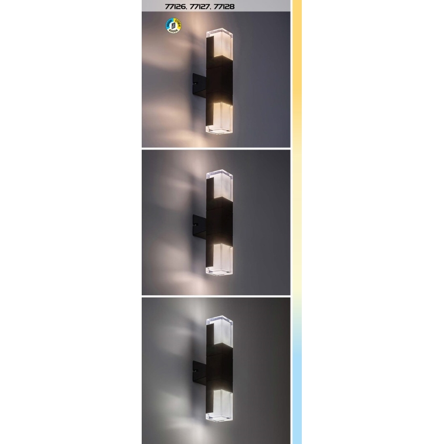 Rabalux - LED Väli seinavalgusti LED/12W/230V 2700/4000/6000K IP54
