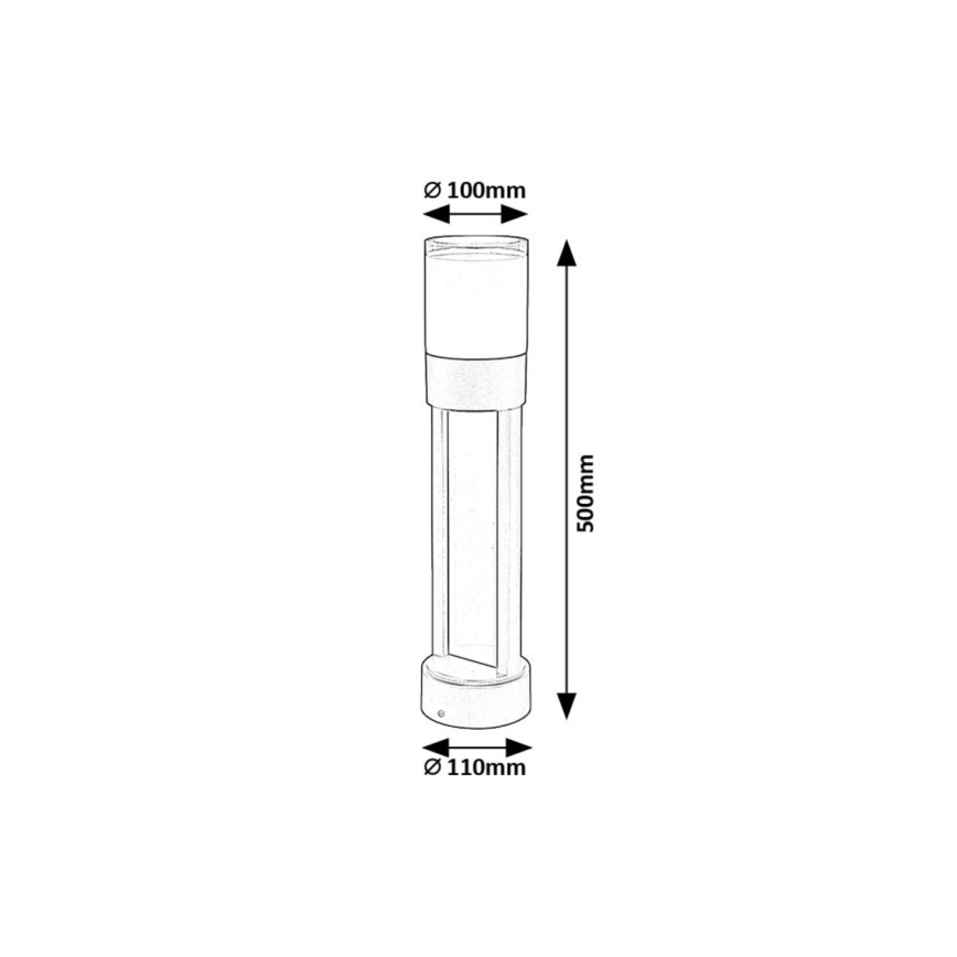Rabalux - LED Välivalgusti LED/12W/230V IP44 50 cm