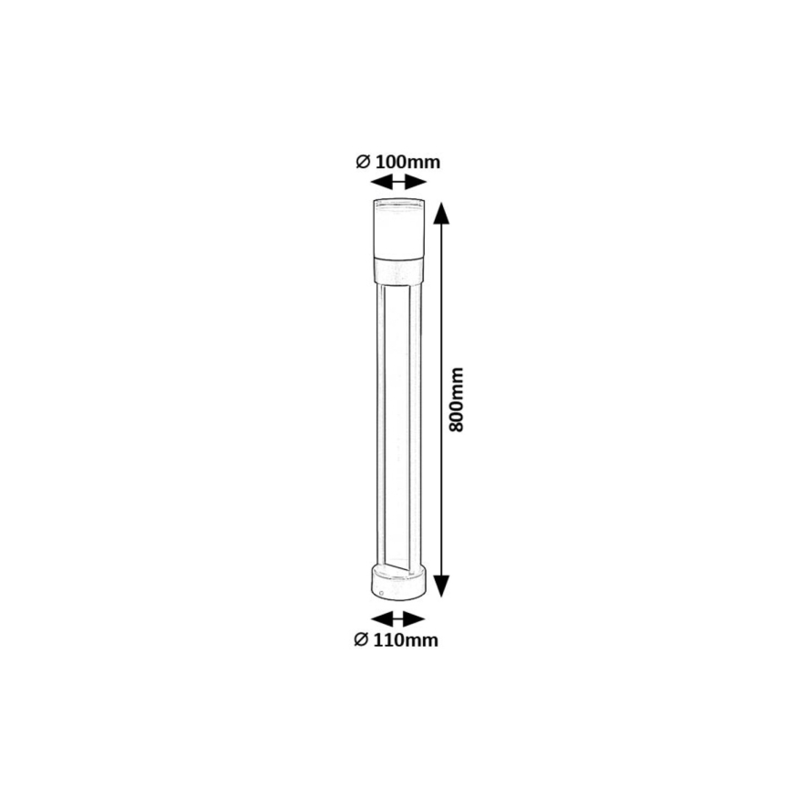 Rabalux - LED Välivalgusti LED/12W/230V IP44 80 cm