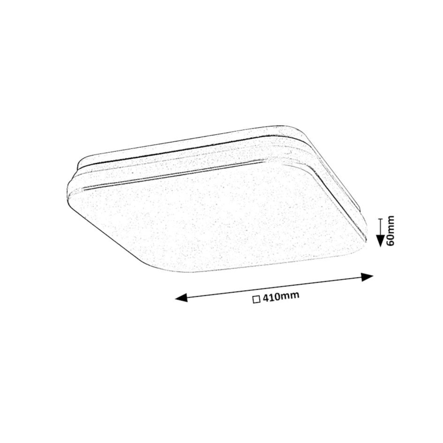Rabalux - LED Laevalgusti vannituppa LED/36W/230V 3000/4000/6000K IP44