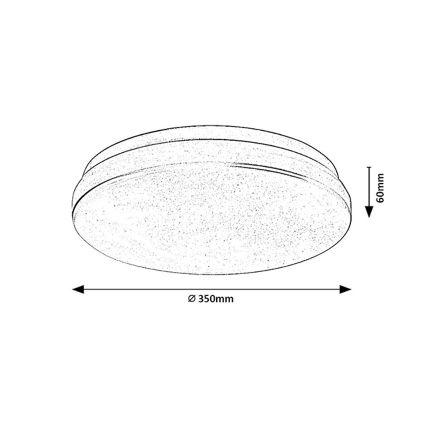 Rabalux - LED Laevalgusti vannituppa anduriga LED/24W/230V 4000K IP44