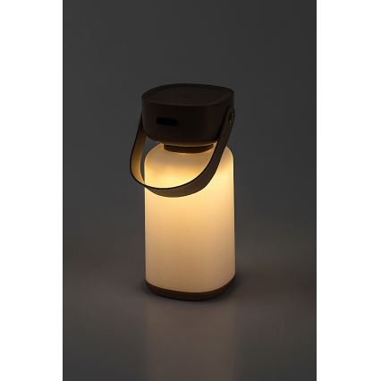 Rabalux - LED Väli hämardatav puutetundlik laetav laualamp LED/3W/5V IP44 pruun