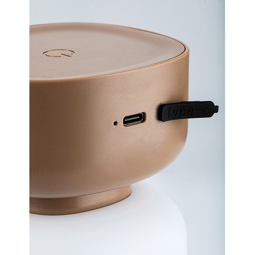 Rabalux - LED Väli hämardatav puutetundlik laetav laualamp LED/3W/5V IP44 pruun