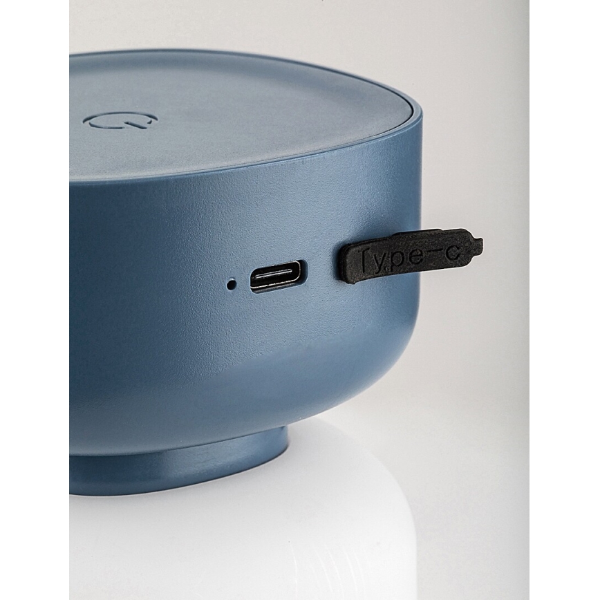 Rabalux - LED Väli hämardatav puutetundlik laetav laualamp LED/3W/5V IP44 sinine