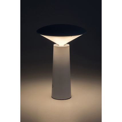 Rabalux - LED Hämardatav laetav puutetundlik laualamp POLPERRO LED/3W/3,7V 1200mAh valge