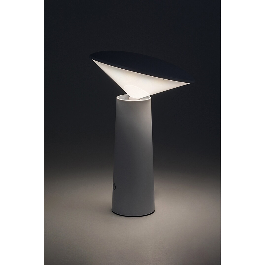 Rabalux - LED Hämardatav laetav puutetundlik laualamp POLPERRO LED/3W/3,7V 1200mAh valge