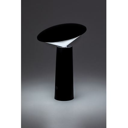 Rabalux - LED Hämardatav laetav puutetundlik laualamp POLPERRO LED/3W/3,7V 1200mAh must