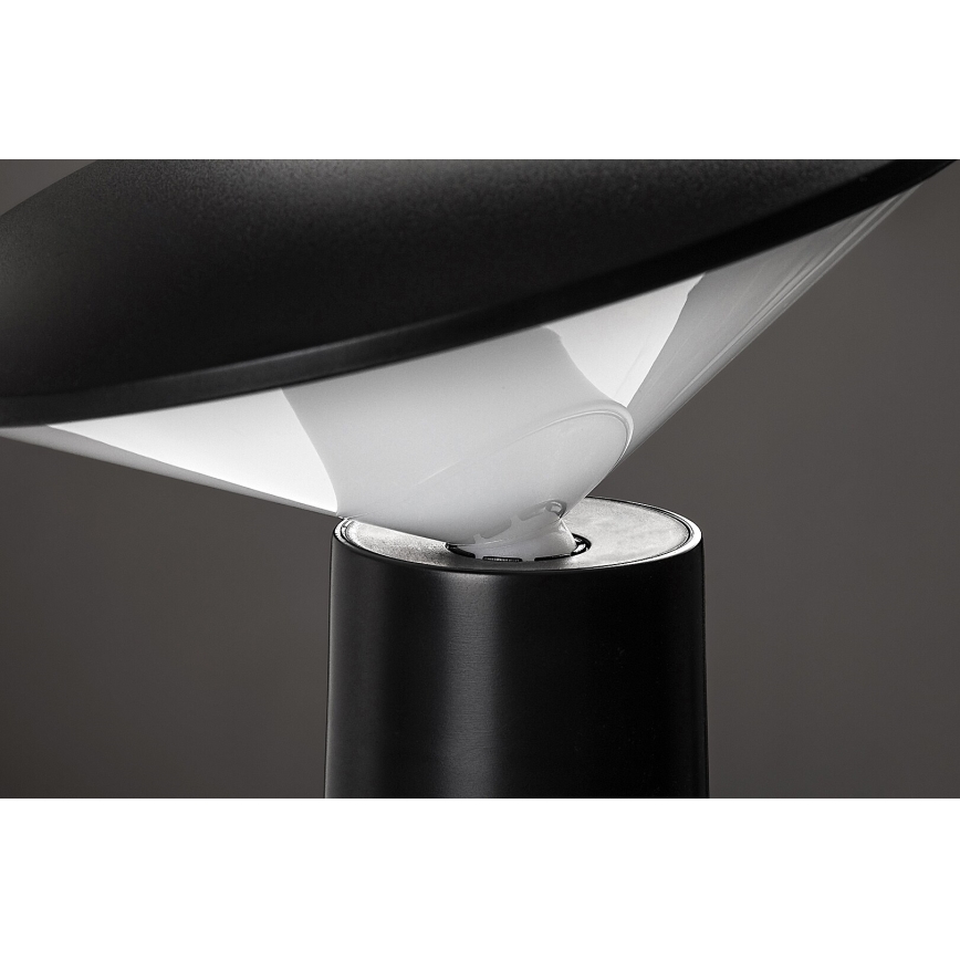 Rabalux - LED Hämardatav laetav puutetundlik laualamp POLPERRO LED/3W/3,7V 1200mAh must