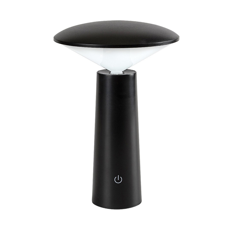 Rabalux - LED Hämardatav laetav puutetundlik laualamp POLPERRO LED/3W/3,7V 1200mAh must