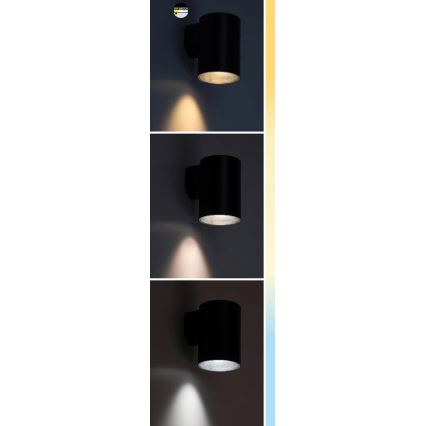 Rabalux - LED Väli seinavalgusti LED/9W/230V 2700/4000/6500K IP65 must