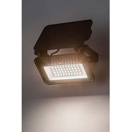 Rabalux - LED Päikesepaneeliga prožektor koos anduriga LED/6W/3,7V 3000/4000/6500K IP65