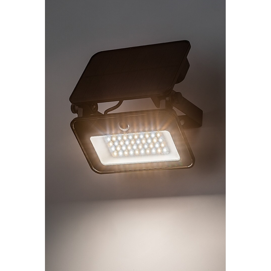 Rabalux - LED Päikesepaneeliga prožektor koos anduriga LED/6W/3,7V 3000/4000/6500K IP65