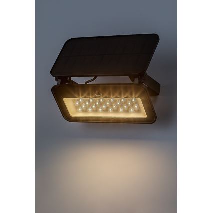 Rabalux - LED Päikesepaneeliga prožektor koos anduriga LED/8W/3,7V 3000/4000/6500K IP65